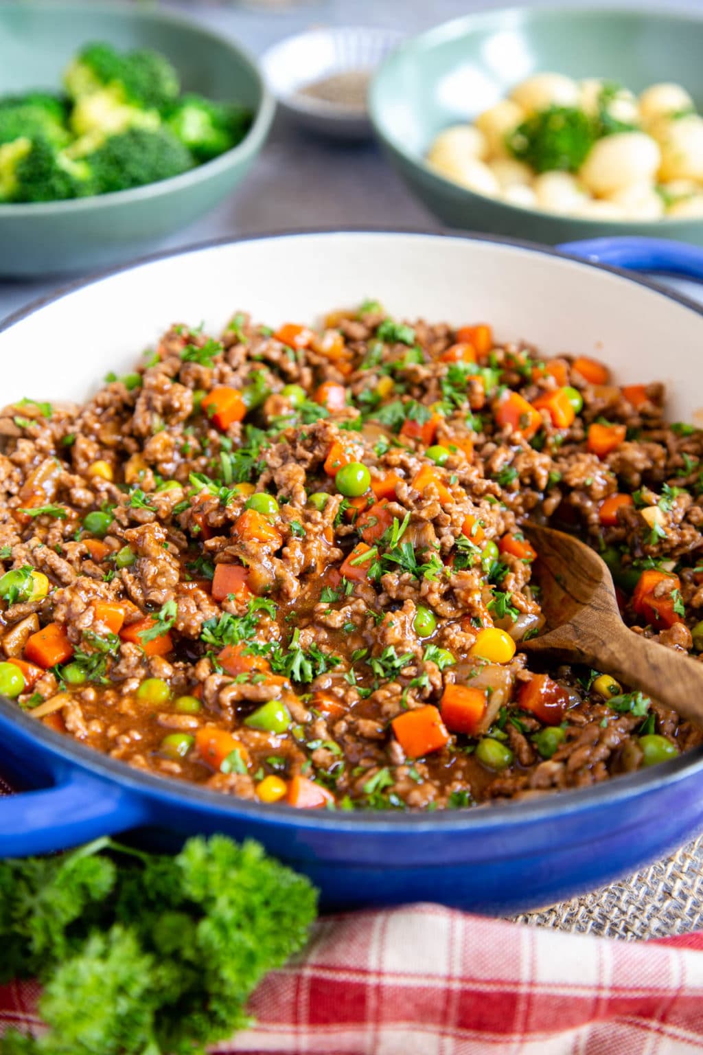 Ground Beef with Veggies recipe